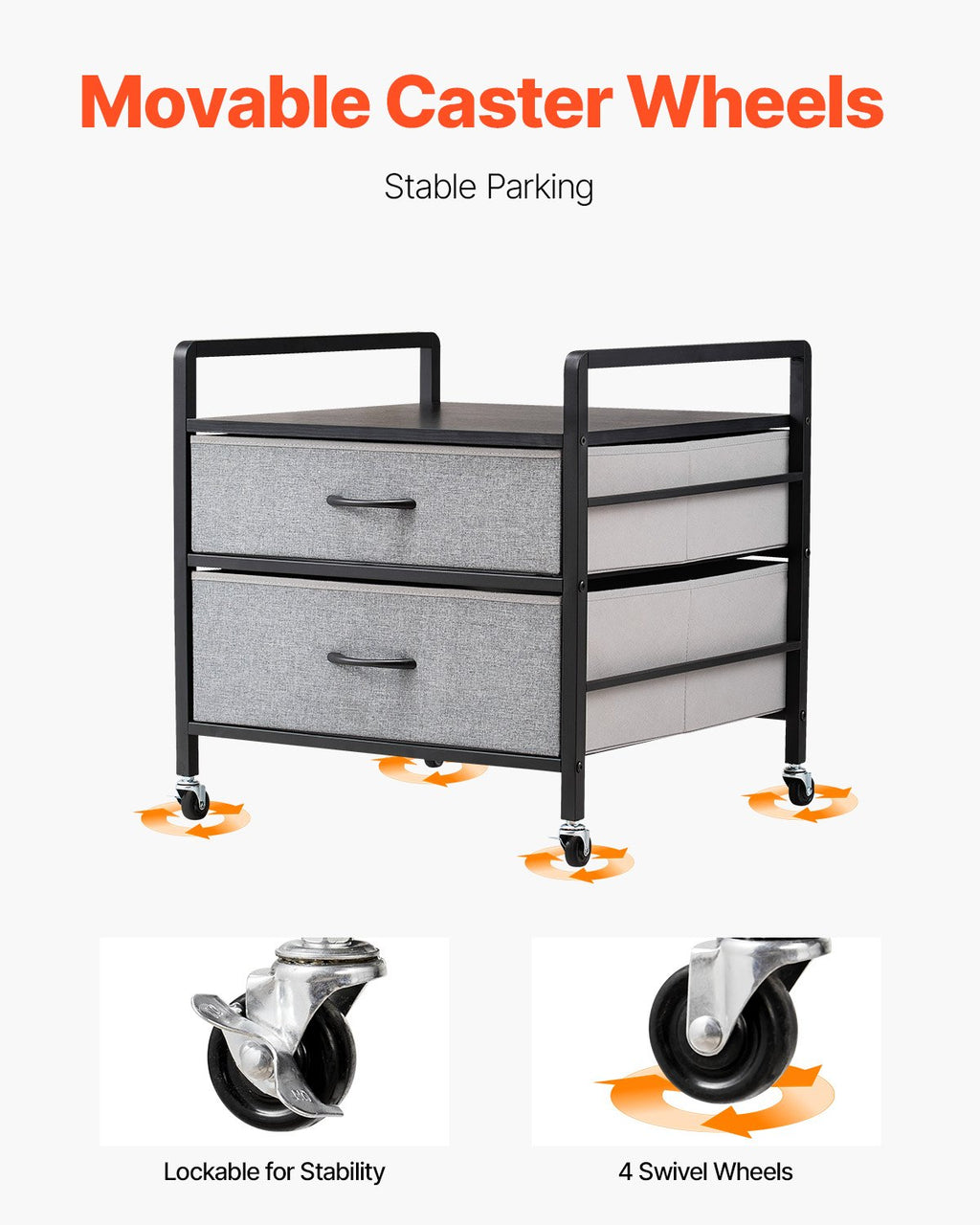 Mini šaldytuvo stovas VEVOR YNS-03, 80 kg apkrova