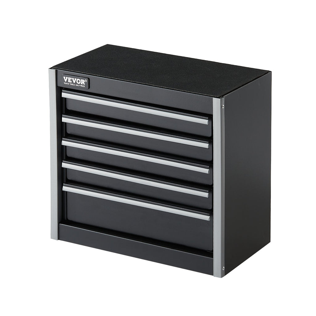 Metalinė įrankių dėžė VEVOR TBHG-905BK, 5 stalčiai
