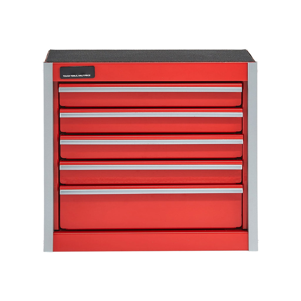 Metalinė įrankių dėžė VEVOR TBHG-905RD, 5 stalčiai