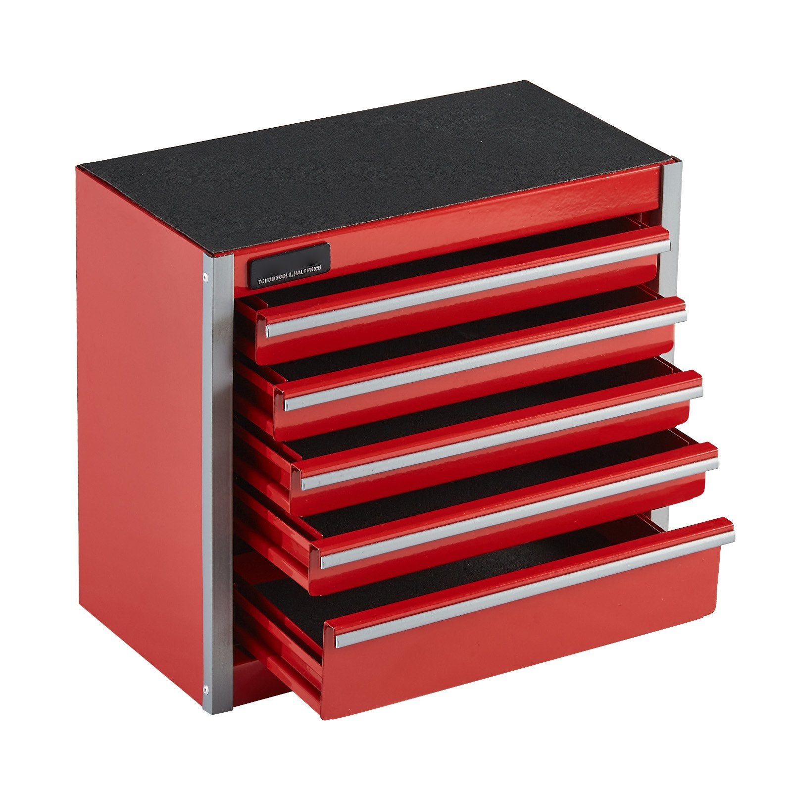 Metalinė įrankių dėžė VEVOR TBHG-905RD, 5 stalčiai