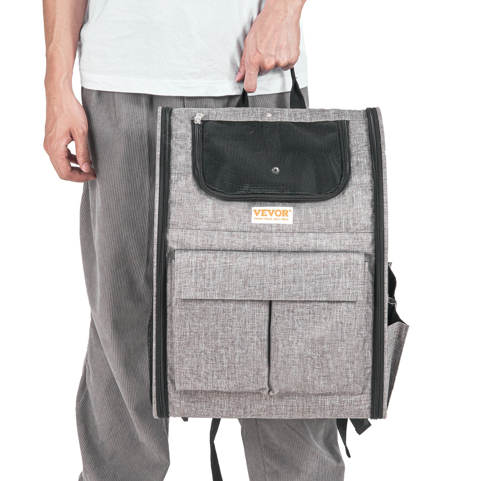 Gyvūnų transportavimo krepšys su ratukais VEVOR JW-XB21212519 (T802), iki 8,1 kg