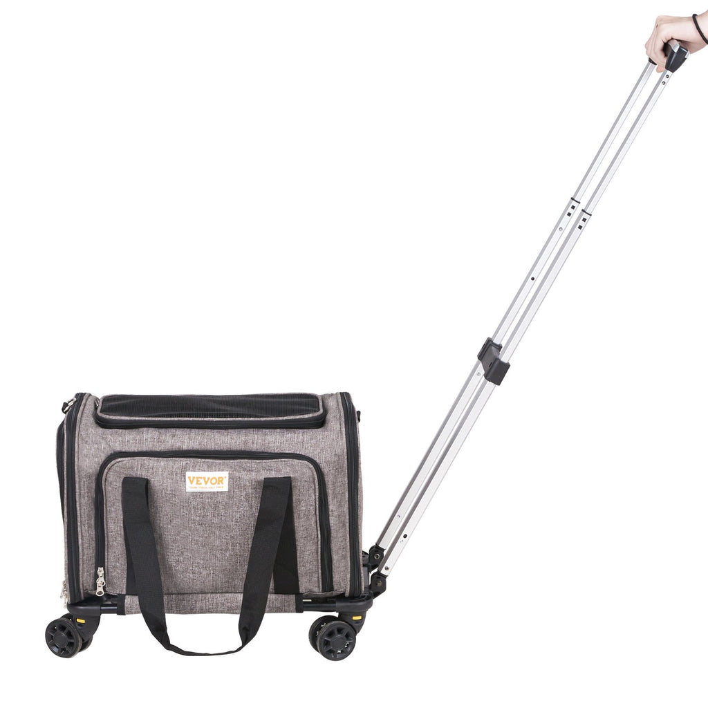 Transportavimo krepšys augintiniams su ratukais VEVOR JW-XB21212517, iki 11,3 kg