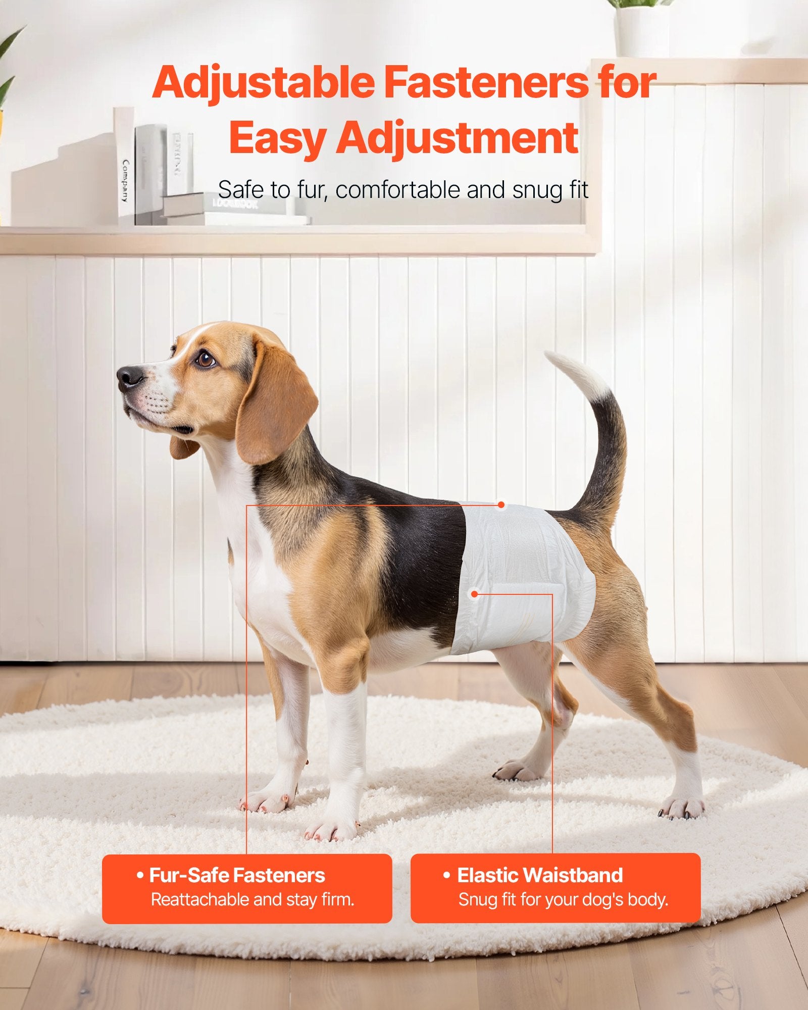 Vienkartinės sauskelnės patinams VEVOR G-S-144, S dydis (144 vnt.)