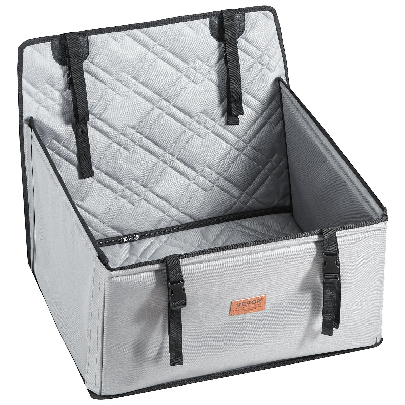 Automobilinė kėdutė šunims VEVOR JBS-PCS-010-GRAY, iki 18 kg