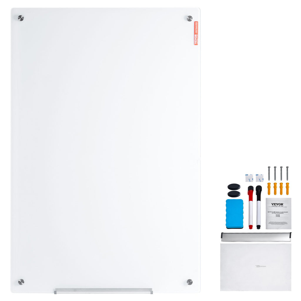 Magnetinė stiklinė lenta VEVOR GB-3248-MW, 1200 x 800 mm