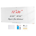 Magnetinė stiklinė lenta VEVOR GB-3672-MW, 183x92 cm