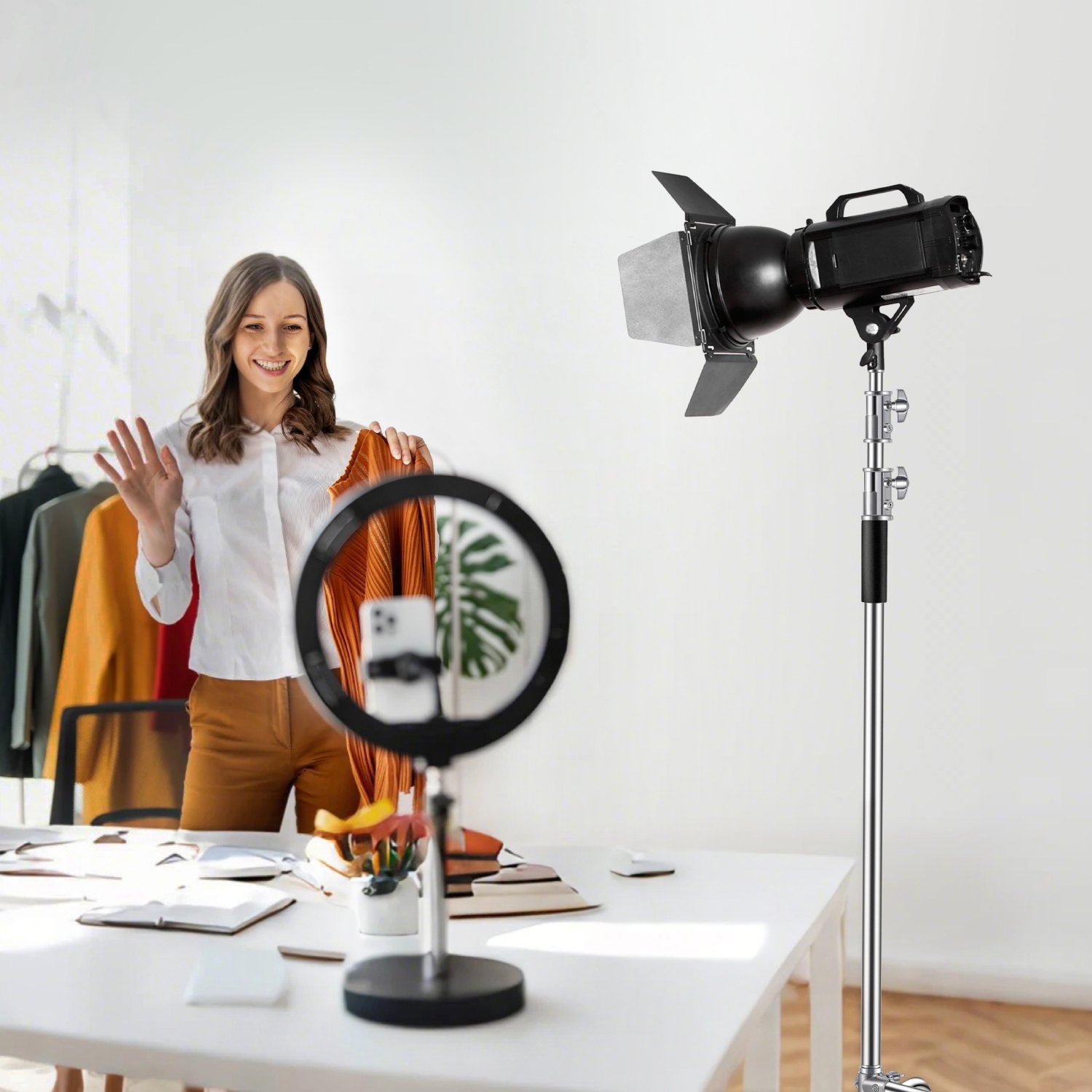 Fotografijos stovas (C-Stand) VEVOR SH-LS-025, 330 cm