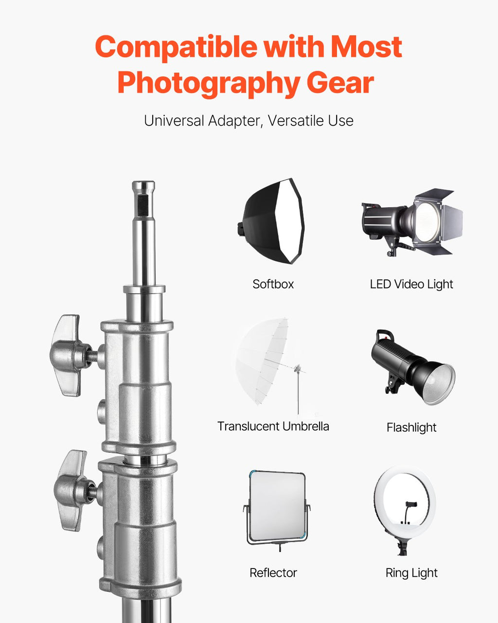 Fotografinis stovas su gerve VEVOR SH-LS-026, 330 cm