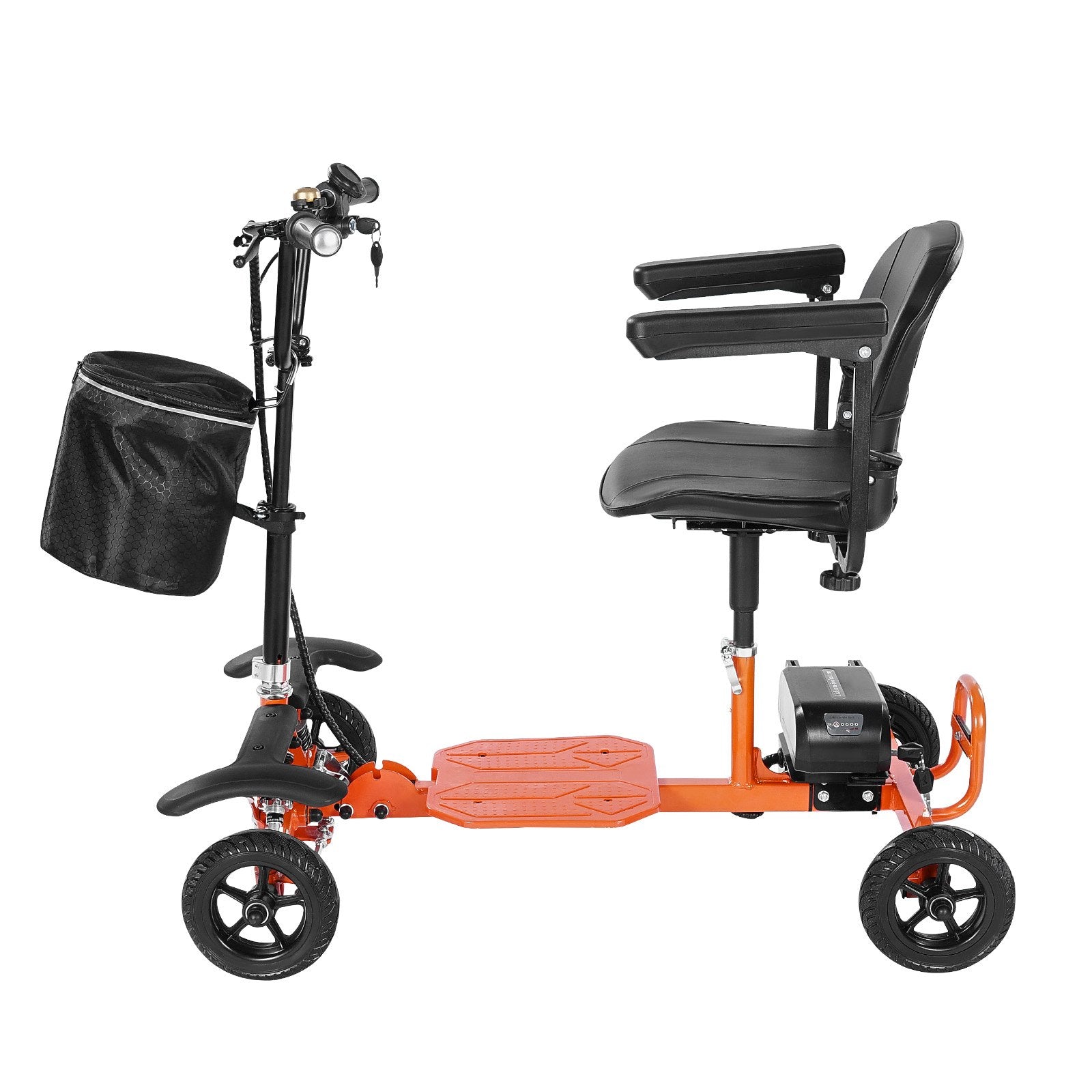 Keturratis elektrinis mobilumo skuteris VEVOR BLHZ400-01A, 120 kg apkrova