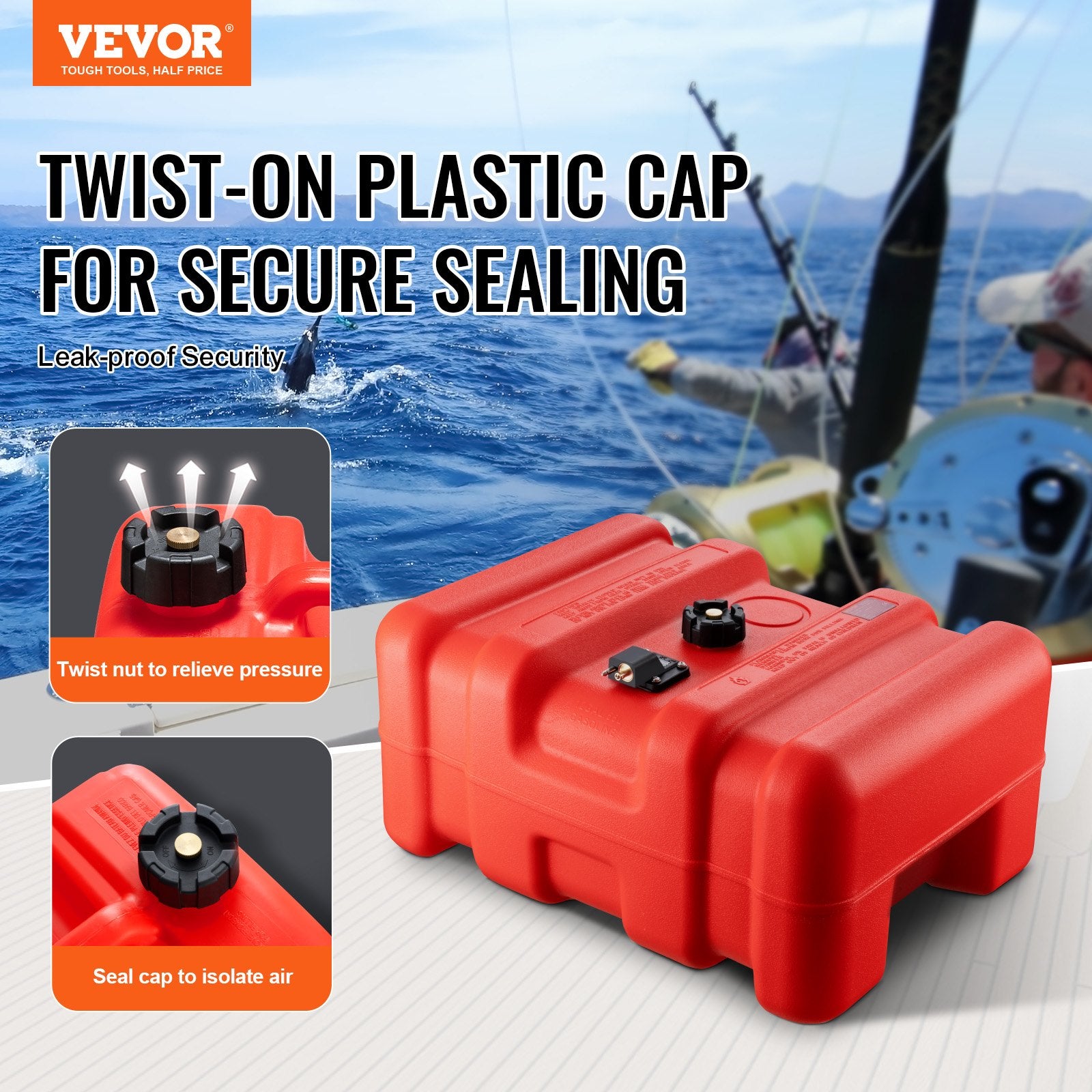 Katerio kuro bakas VEVOR LD-YG-P55, 55 l