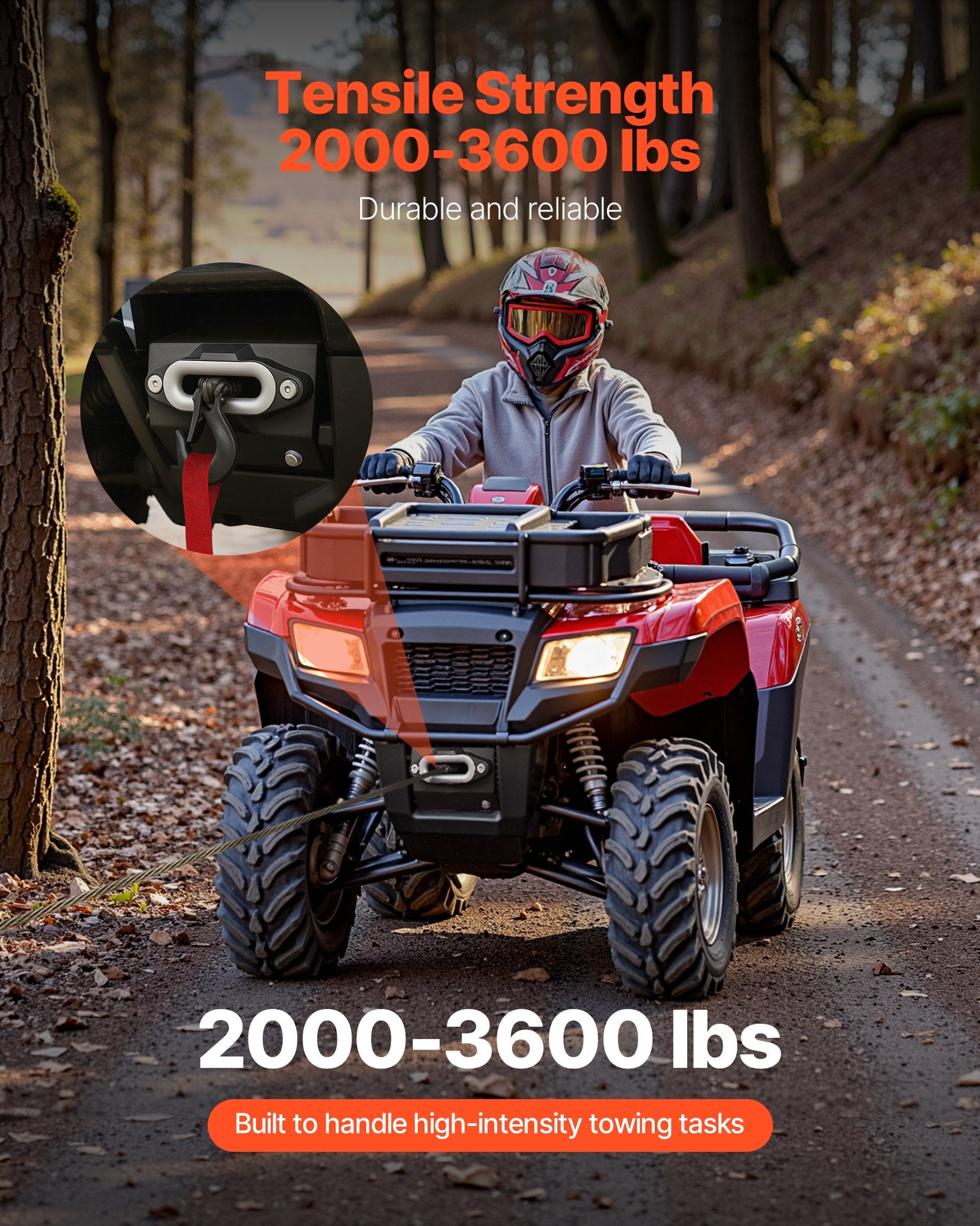 Gervės montavimo plokštė VEVOR Honda Foreman / Rancher, 907-1633 kg