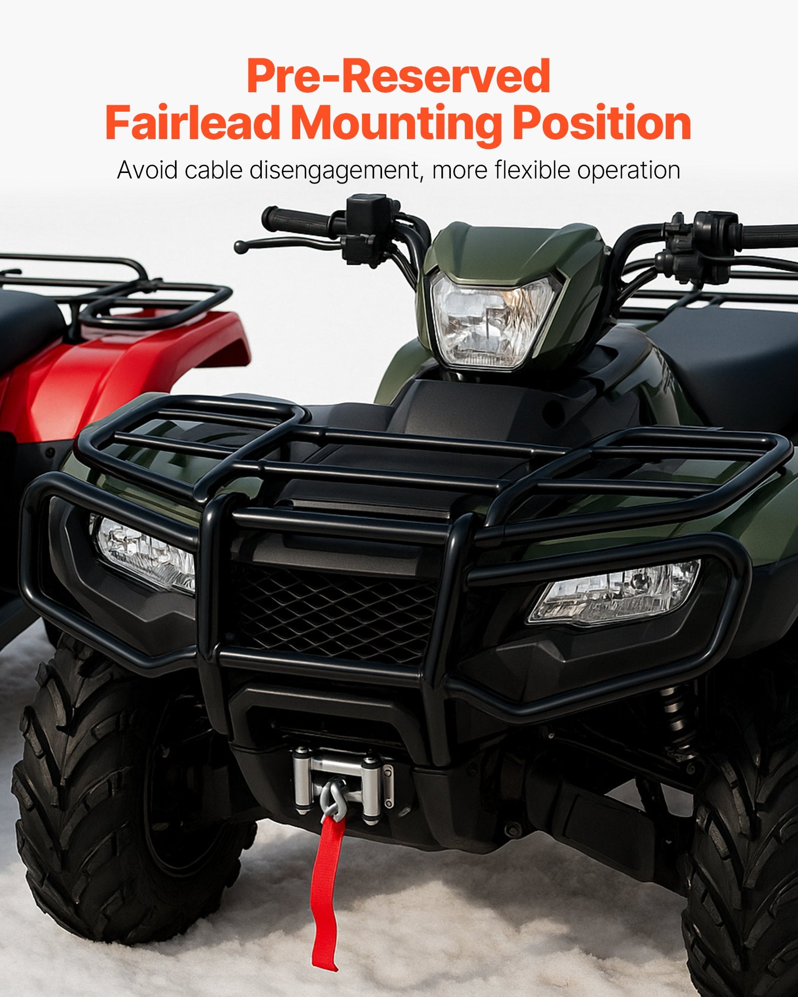 Gervės montavimo plokštė VEVOR Honda Foreman / Rancher, 907-1633 kg