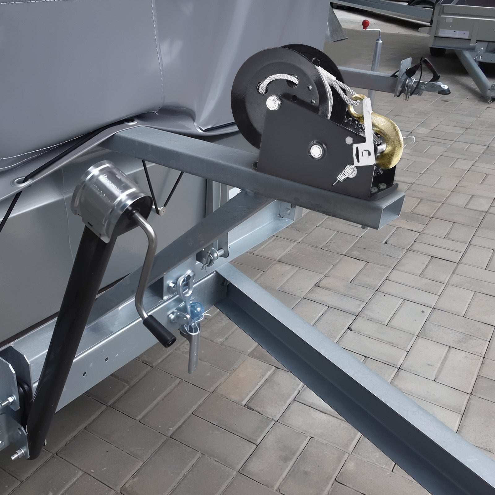 Rankinė gervė VEVOR KC3500, 1587,6 kg tempimo galia