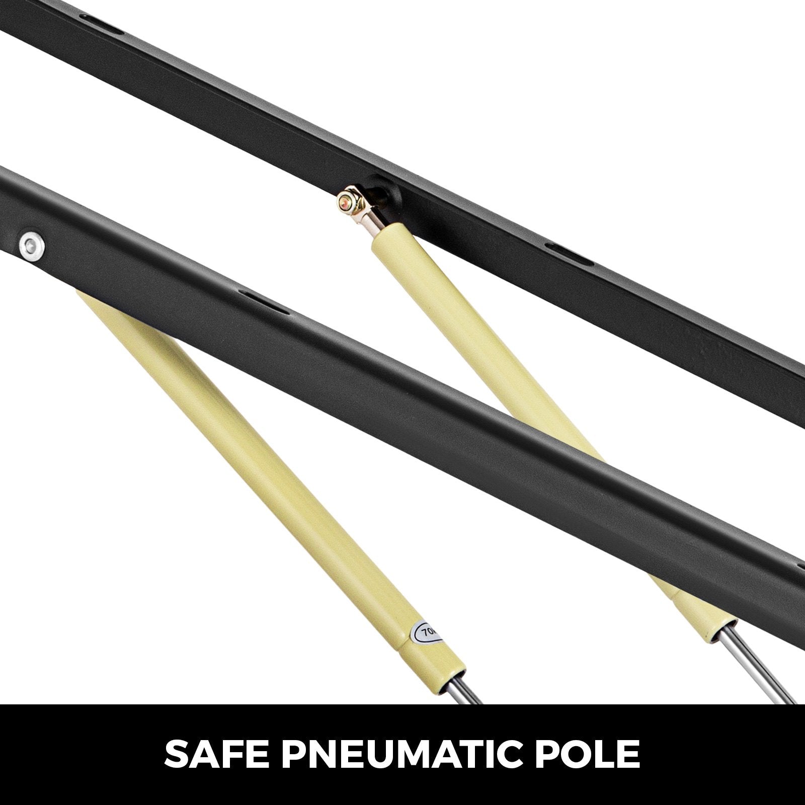 Pneumatinis lovos pakėlimo mechanizmas VEVOR 120 cm, 120 kg keliamoji galia