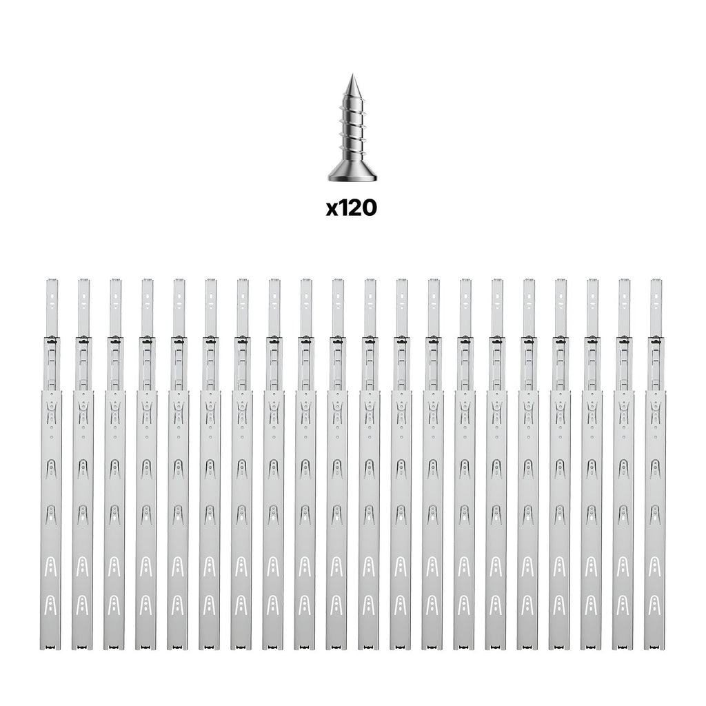 Stalčių bėgeliai VEVOR 4530.550.ZC, 45 kg apkrova