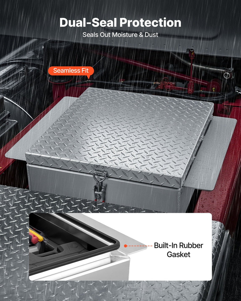Įrankių dėžė pikapui VEVOR CXT2024TB-31, 770 x 610 x 230 mm