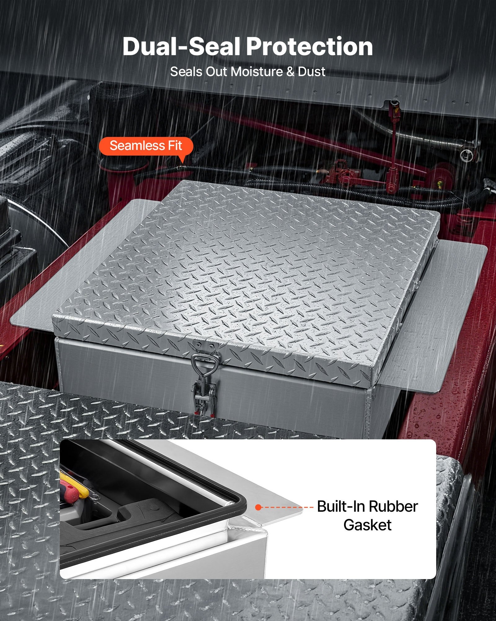 Įrankių dėžė pikapui VEVOR CXT2024TB-31, 770 x 610 x 230 mm