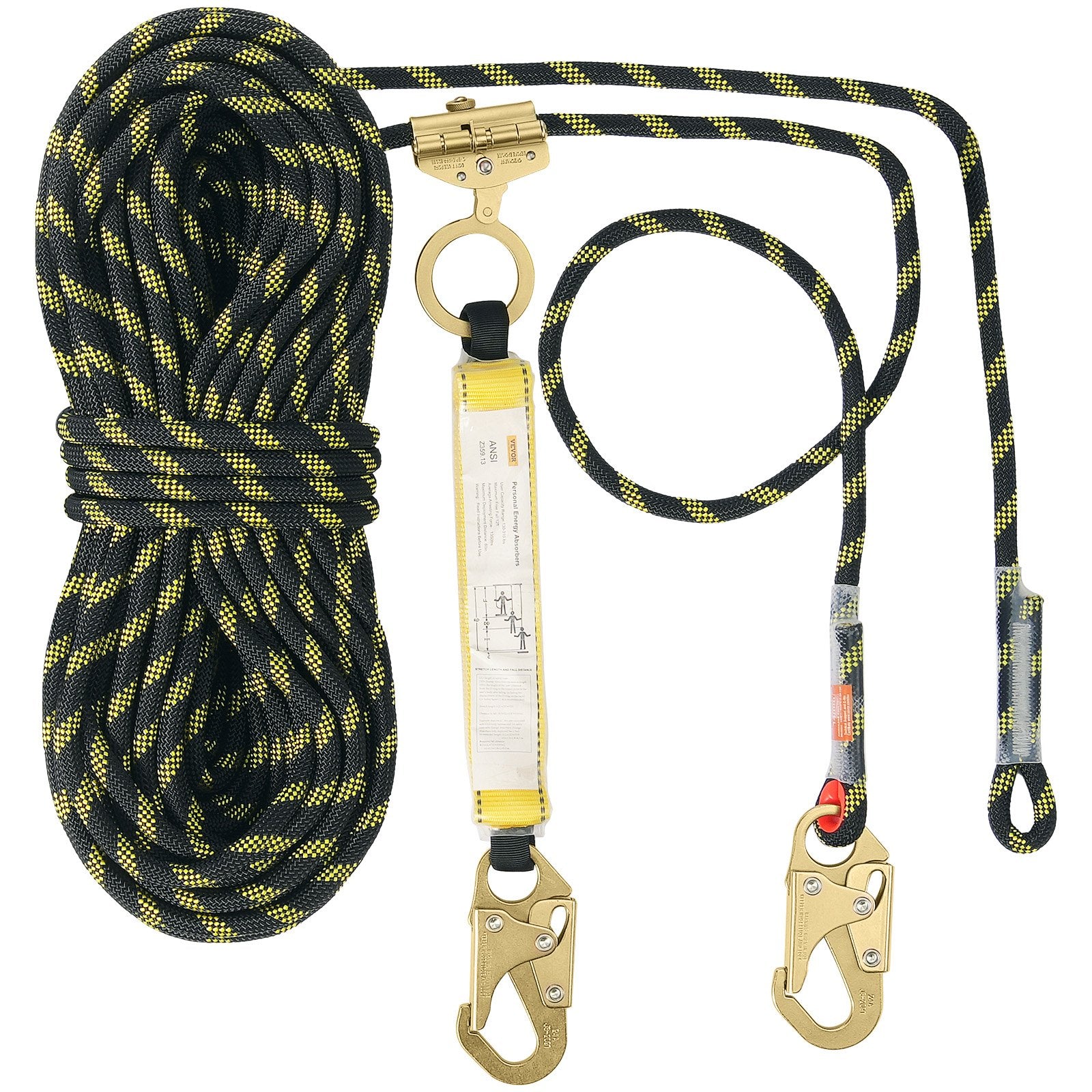 Vertikali saugos virvė VEVOR ROPE-Z-14-150, 45,7 m