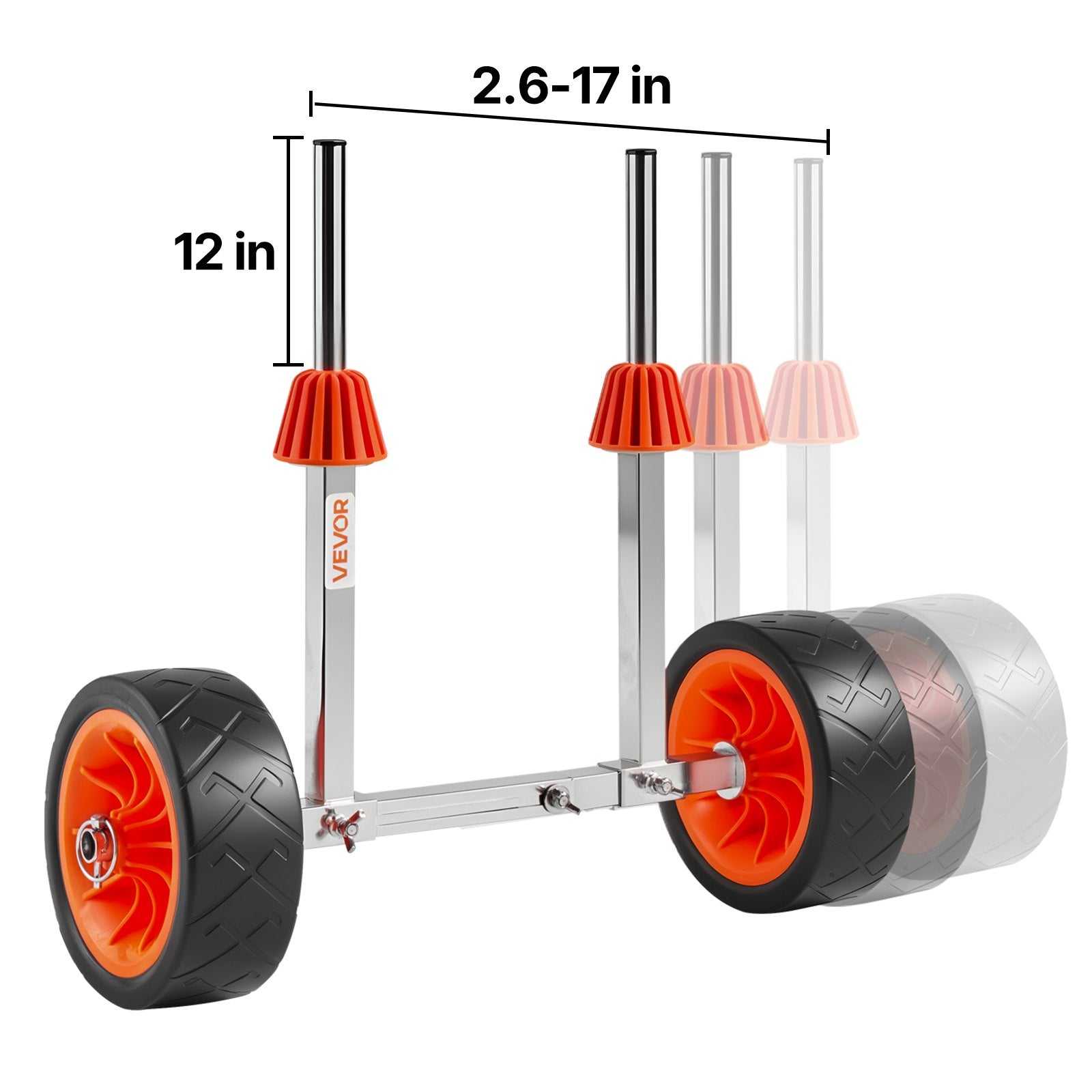 Baidarių vežimėlis VEVOR 2017, 113,4 kg keliamoji galia