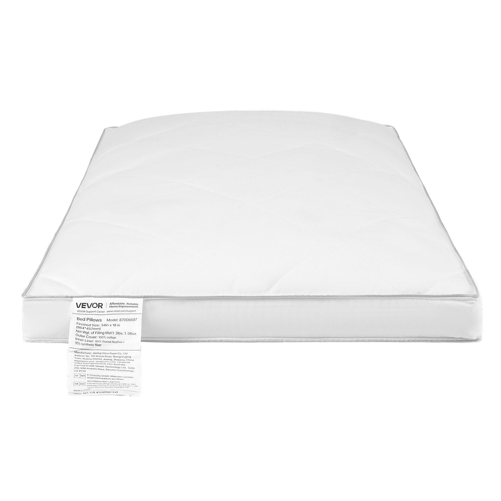 Pagalvės miegui VEVOR 87006698, 2 vnt. komplektas