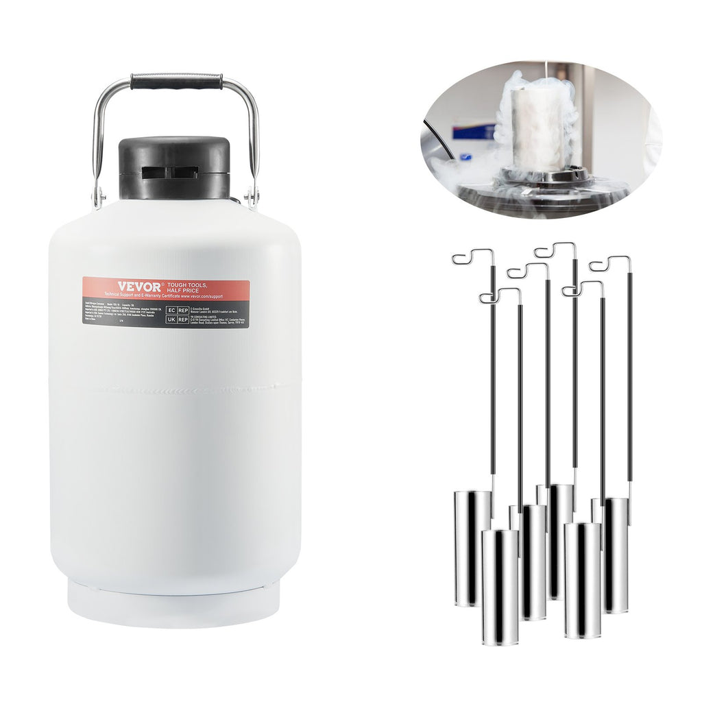 Skysto azoto talpa VEVOR YDS-10, 10 l