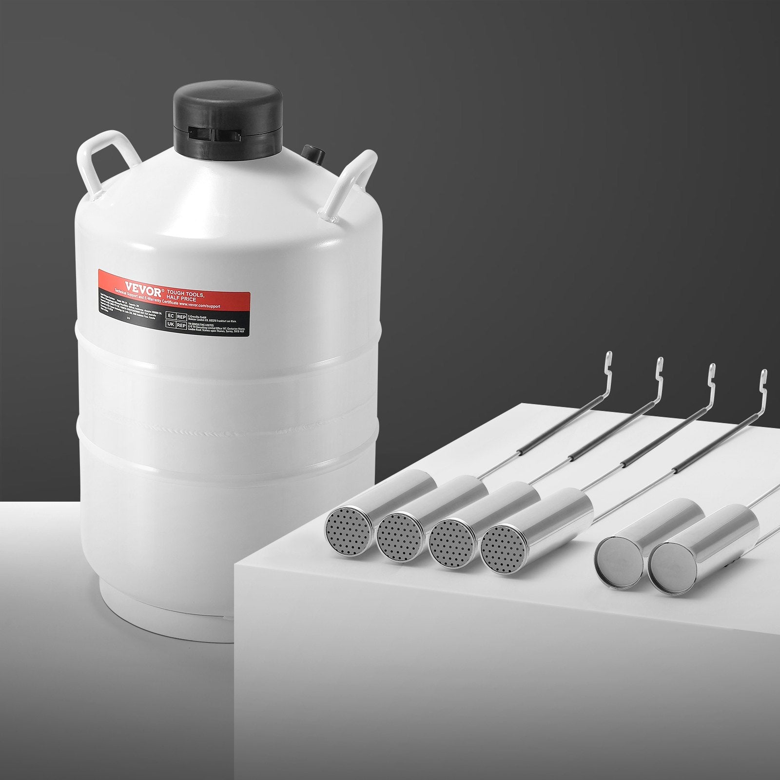 Skysto azoto talpa VEVOR YDS-20, 20 L