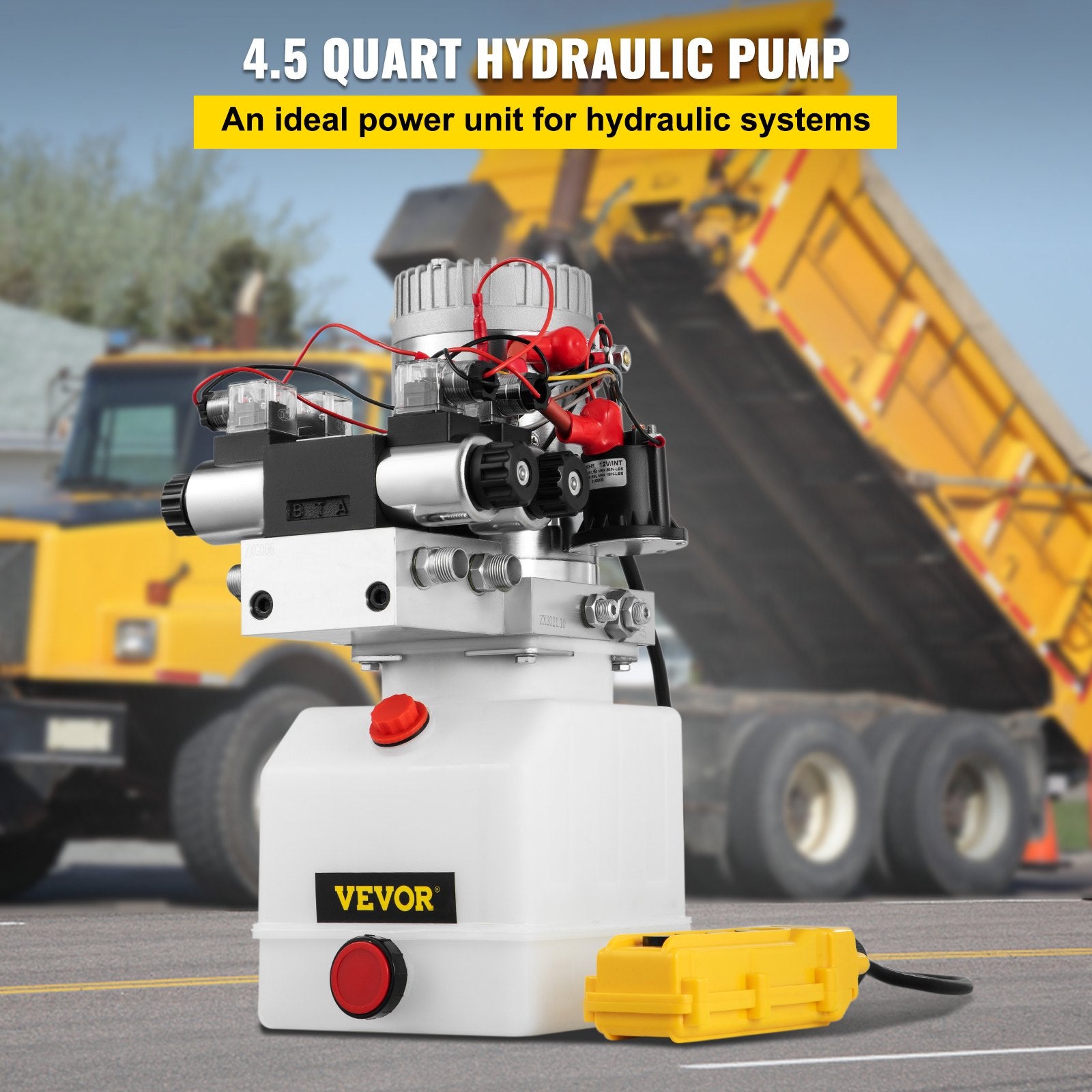 Hidraulinis siurblys VEVOR Double Acting, 12V DC, 4,5 l