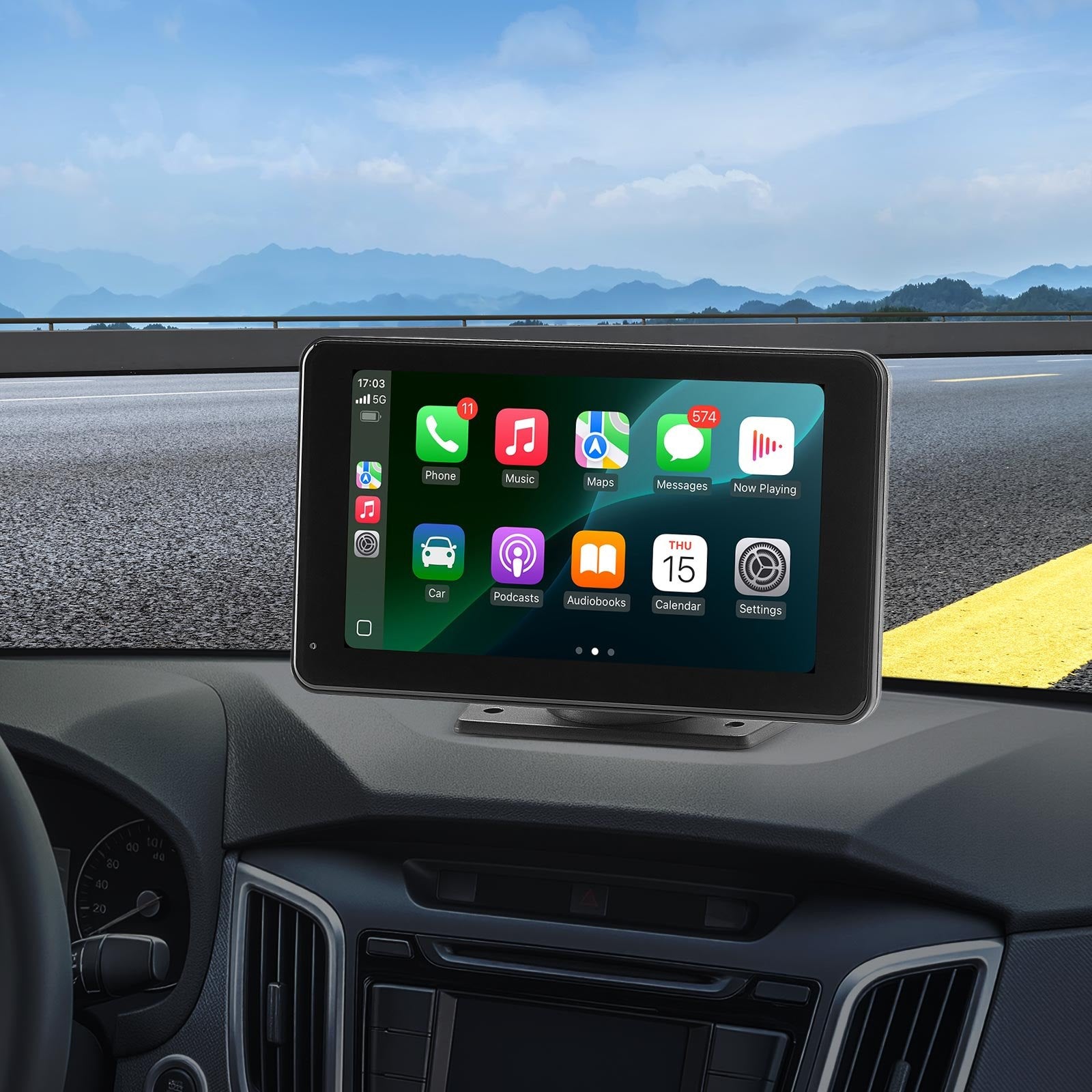 Automobilinis multimedijos grotuvas VEVOR 7090P, 7 colių HD jutiklinis ekranas