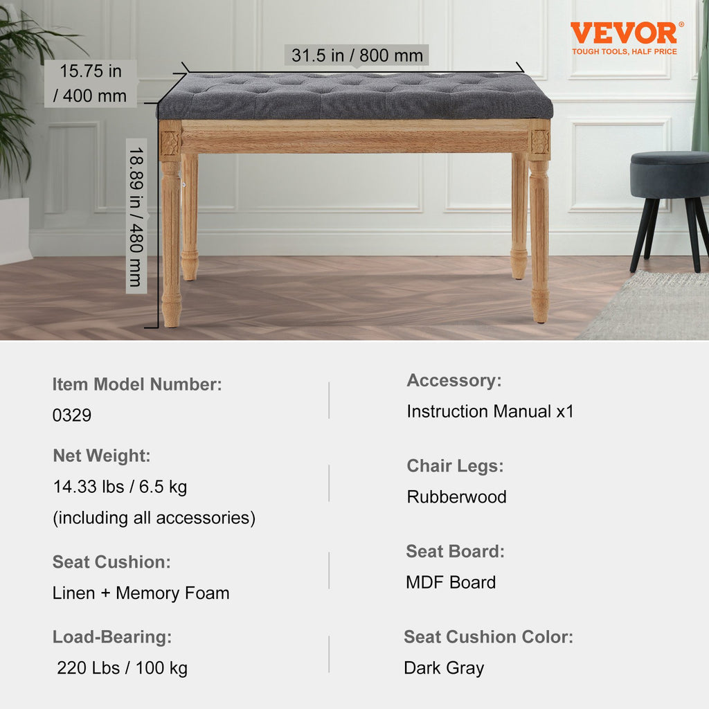 Minkštasuolis VEVOR 0329, 80 cm ilgio