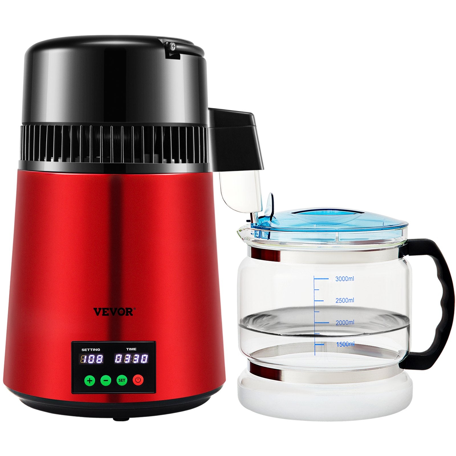 Vandens distiliatorius VEVOR YMK40208, 4 l talpos