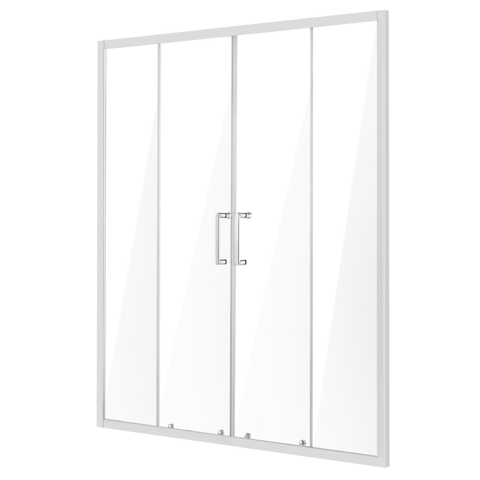 Pusiau rėminės dušo durys VEVOR CNH-EC-S742A CH, 147-150 x 178 cm