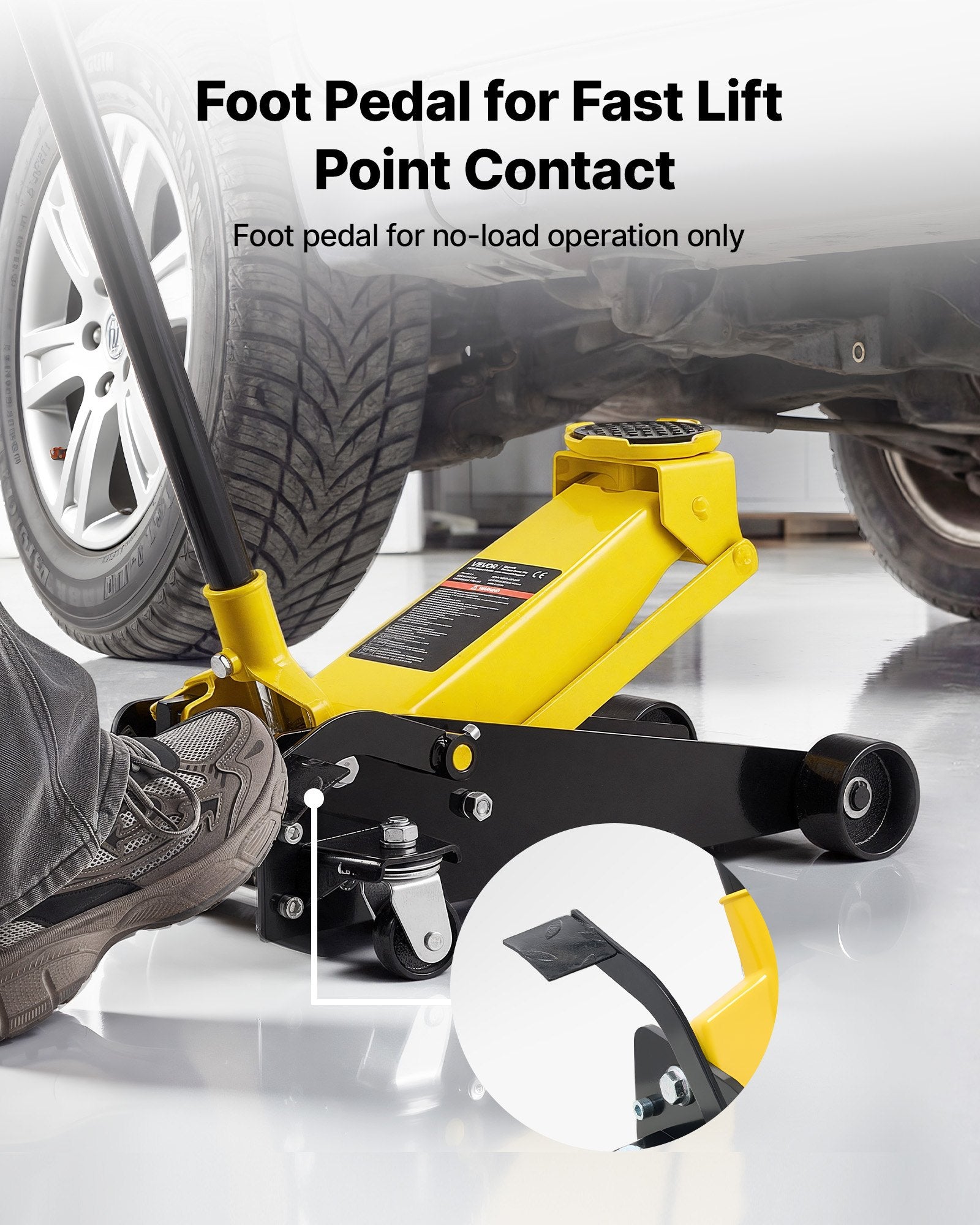 Žemo profilio domkratas VEVOR WD-A-03000-A00-0/JT, 3 tonos