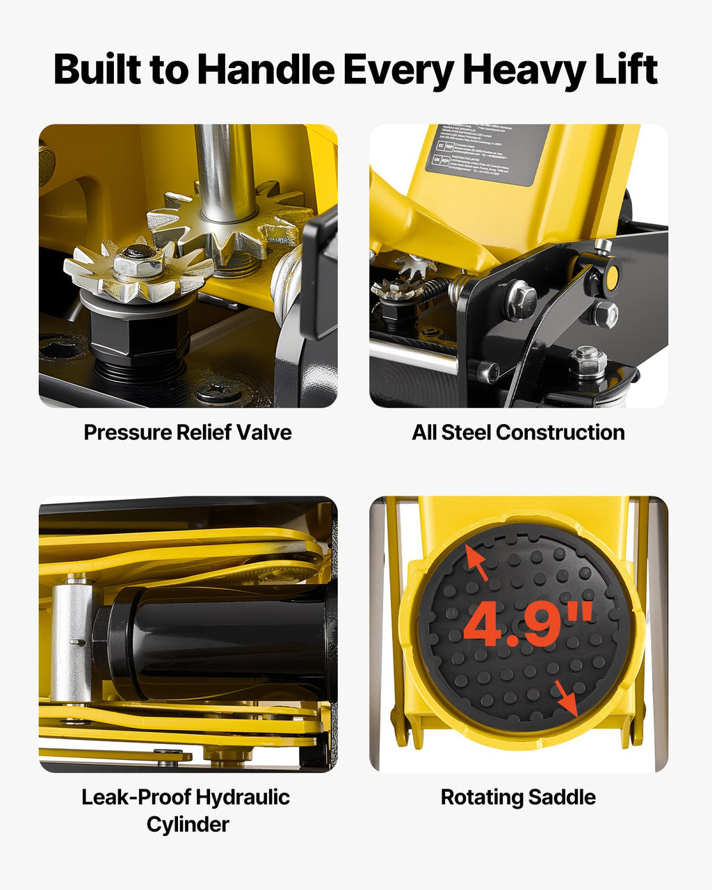 Žemo profilio domkratas VEVOR WD-A-03000-A00-0/JT, 3 tonos