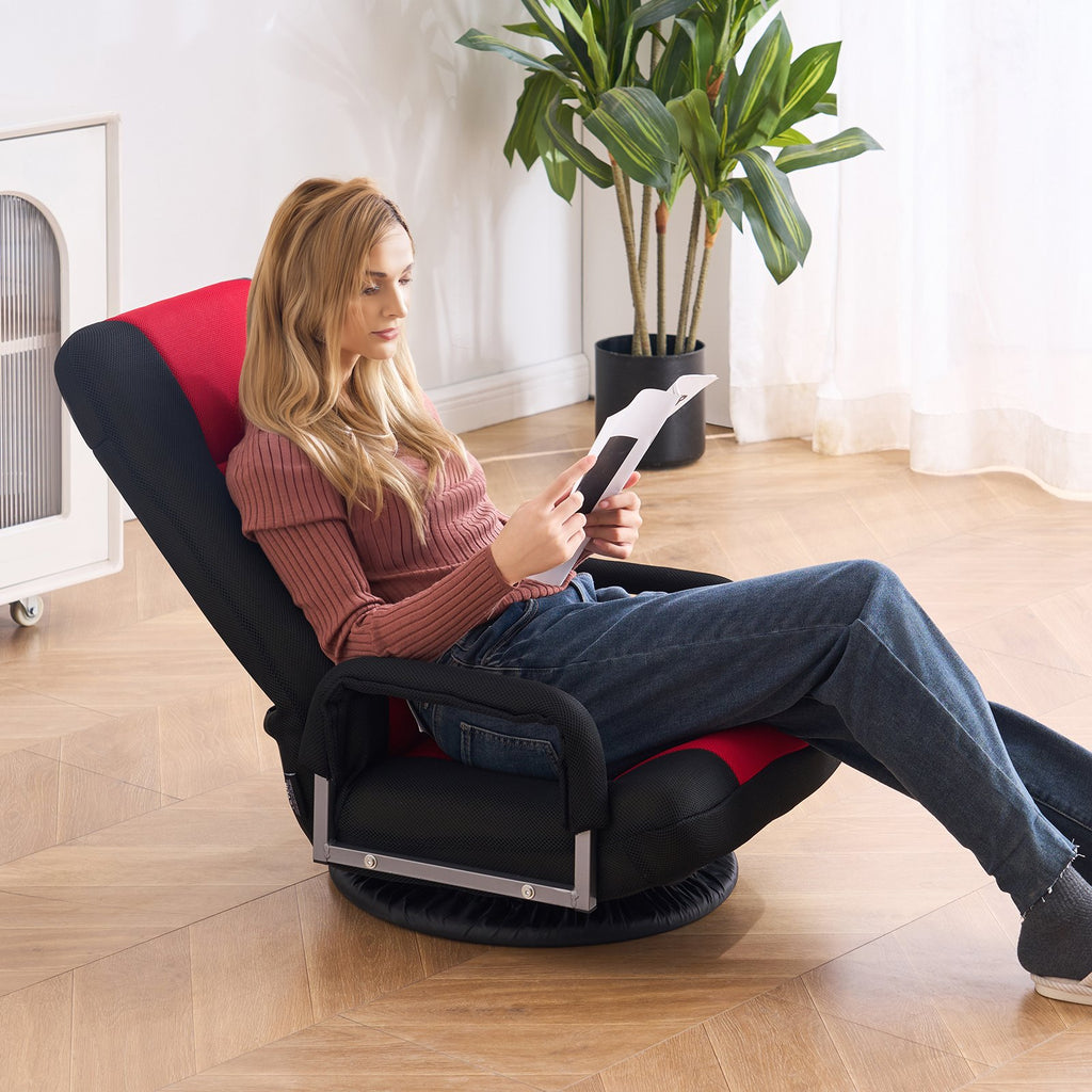 Grindų žaidimų kėdė VEVOR QX-1557-2, 360° besisukanti