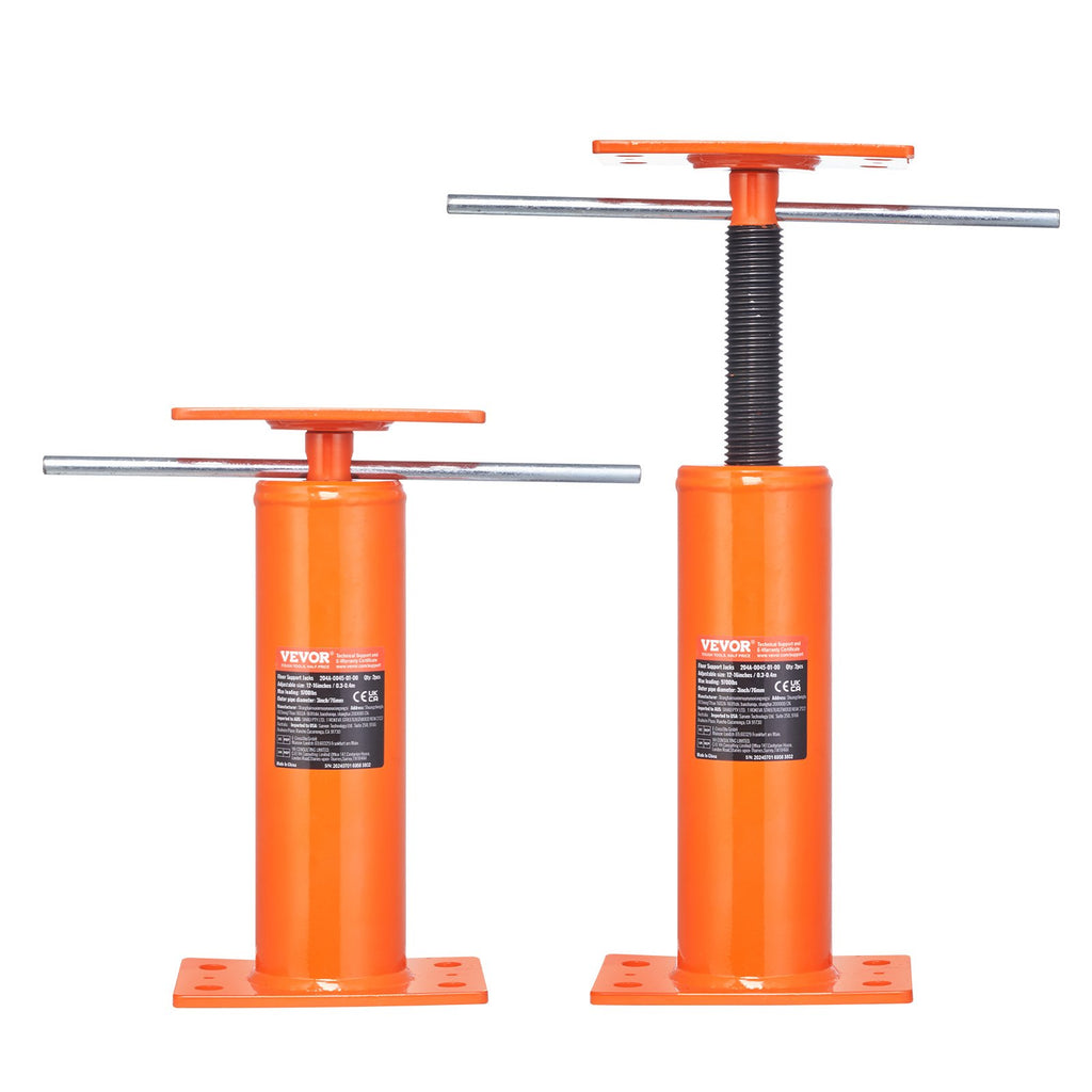 Reguliuojamos grindų atramos VEVOR 204A-0045-01-00, 30,5–40,6 cm