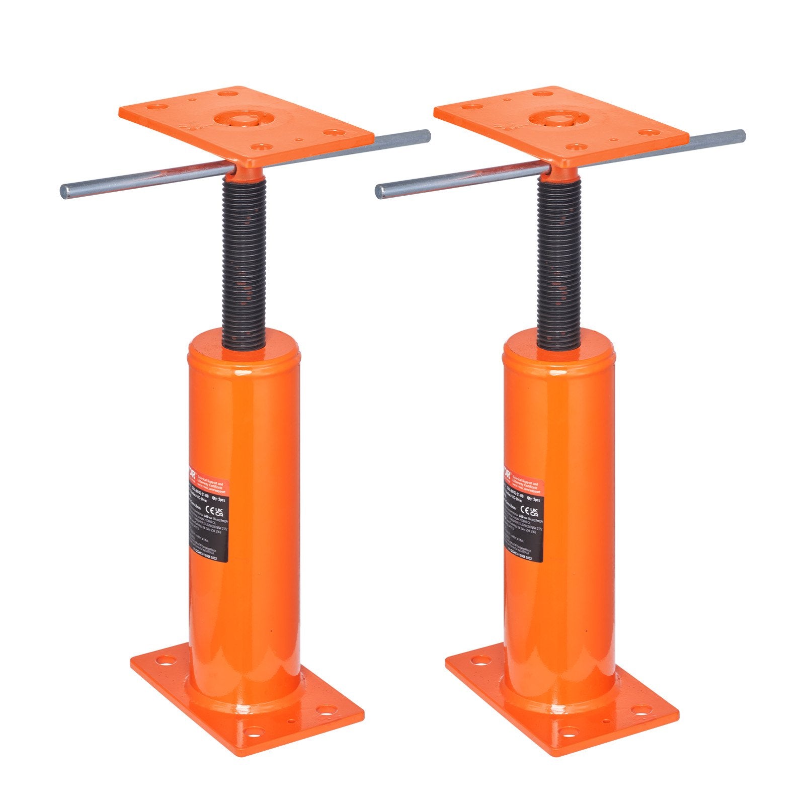 Reguliuojamos grindų atramos VEVOR 204A-0045-01-00, 30,5–40,6 cm