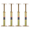 Reguliuojamos grindų atramos VEVOR 204A-0040-00-00, 29,5–40,6 cm, 4 vnt.
