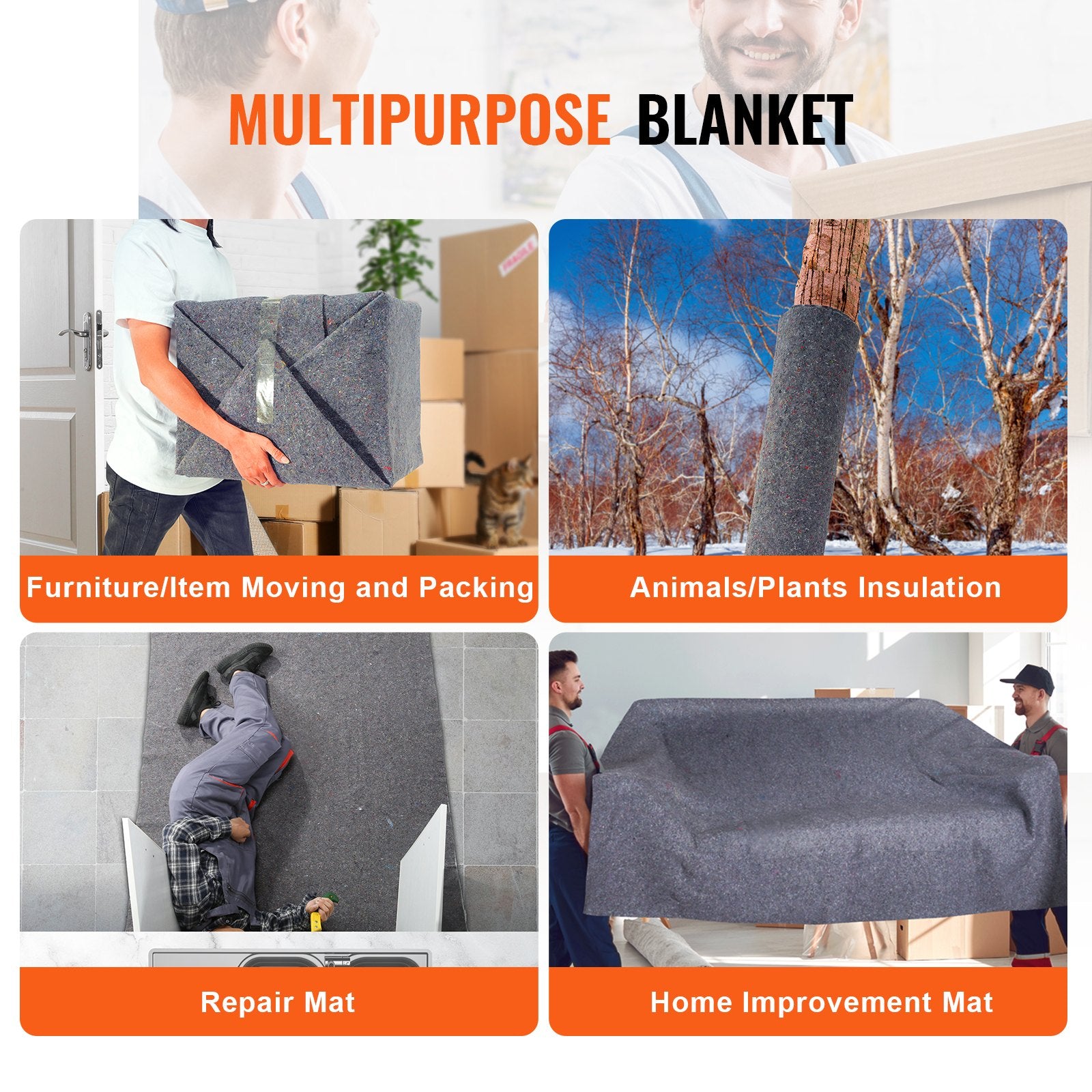 Transportavimo užtiesalai VEVOR YB072-35, 182,9 x 137,2 cm