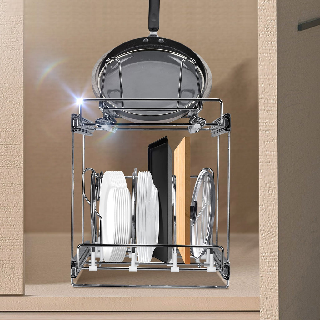 Puodų ir keptuvių dėklas VEVOR LX-C9285, 30 cm pločio