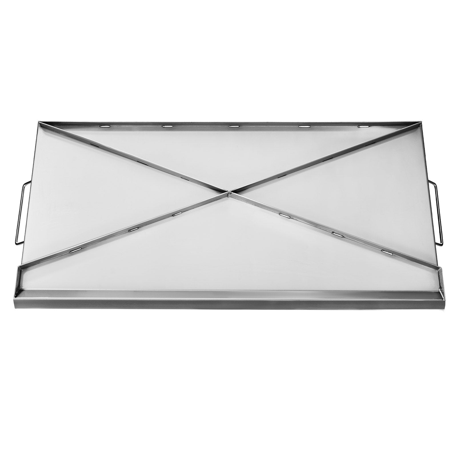 Nerūdijančio plieno kepimo plokštė VEVOR HH-SP004, 81 x 41 cm