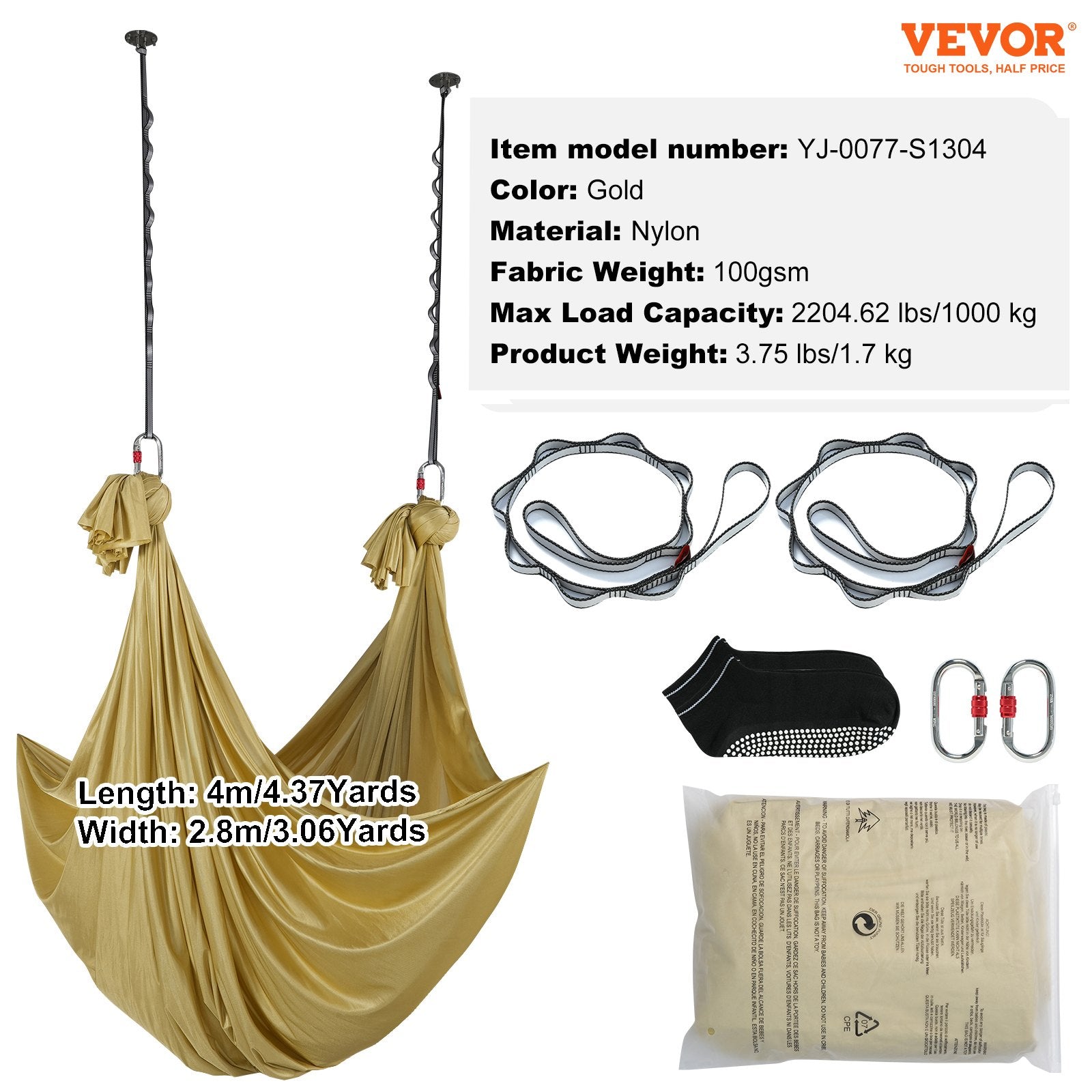 Oro jogos hamakas VEVOR YJ-0077-S1304, 4 m ilgio