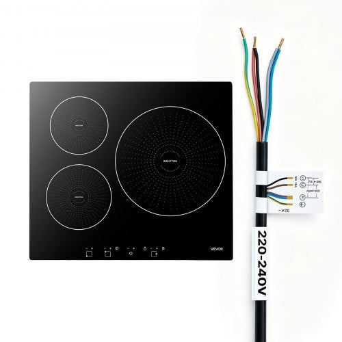 Indukcinė kaitlentė VEVOR SK-63IHB3T2P, 6200 W