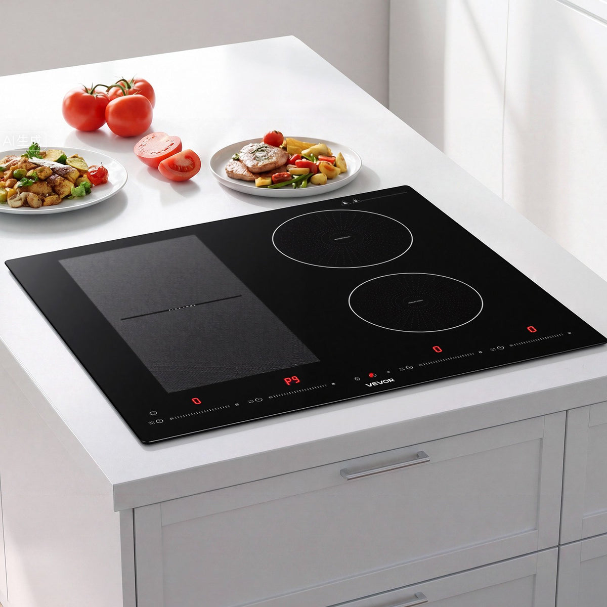 Indukcinė kaitlentė VEVOR SK-72IHB4S9M, 7200 W