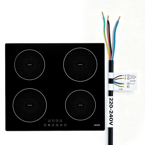 Indukcinė kaitlentė VEVOR SK-70IHB4T1P-S, 7000 W