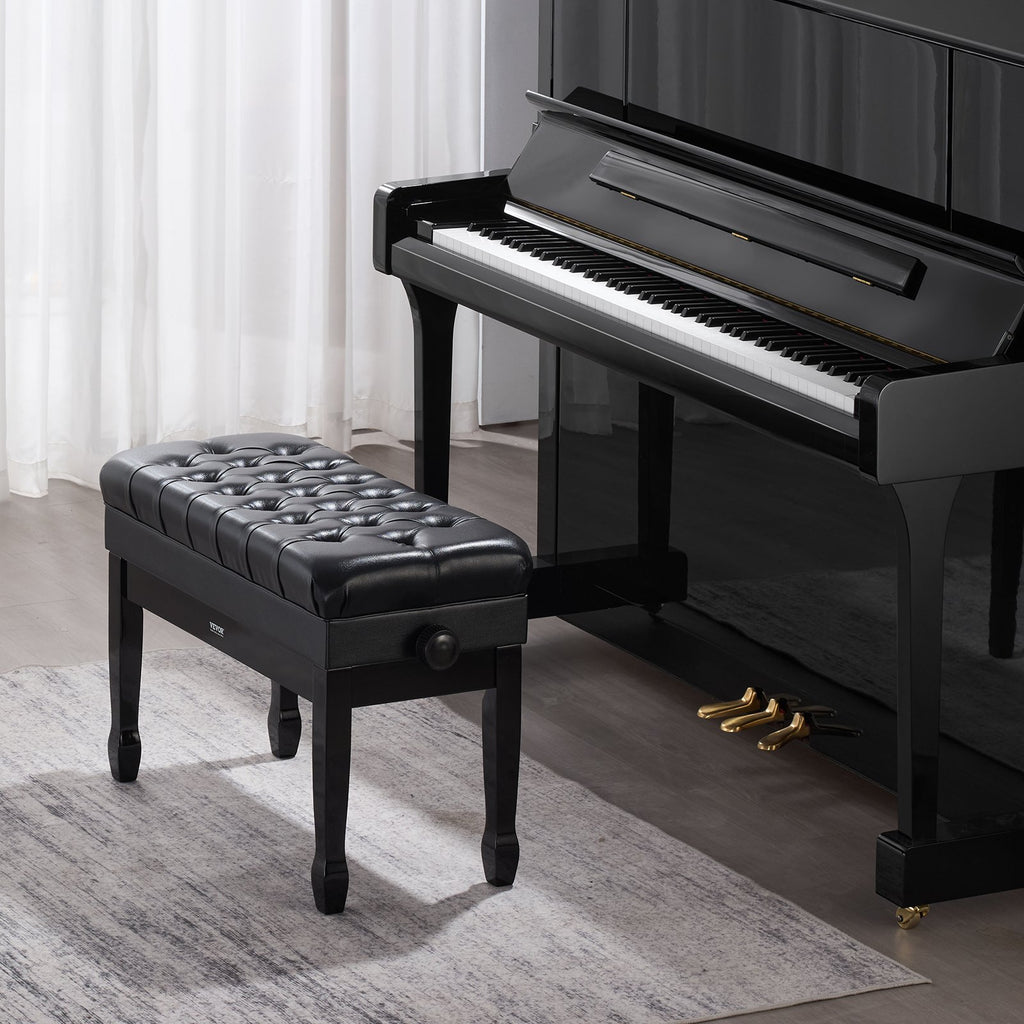 Reguliuojamas pianino suoliukas VEVOR SUD-7, 750x360x515 mm