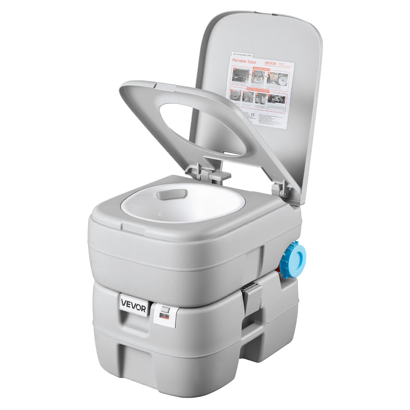 Nešiojamas tualetas VEVOR Air pump30L, 30 l talpa