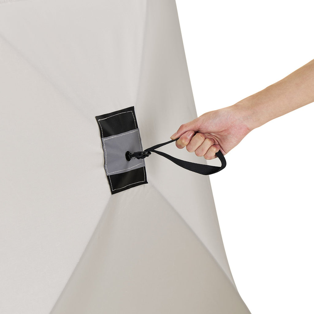 Keturvietė palapinė VEVOR YL90x90Beige-5, 212 cm aukščio