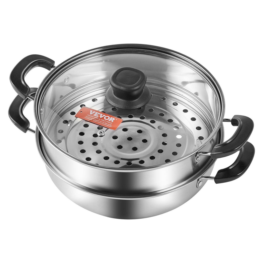 Garų puodas VEVOR 28 cm, 3QT talpa