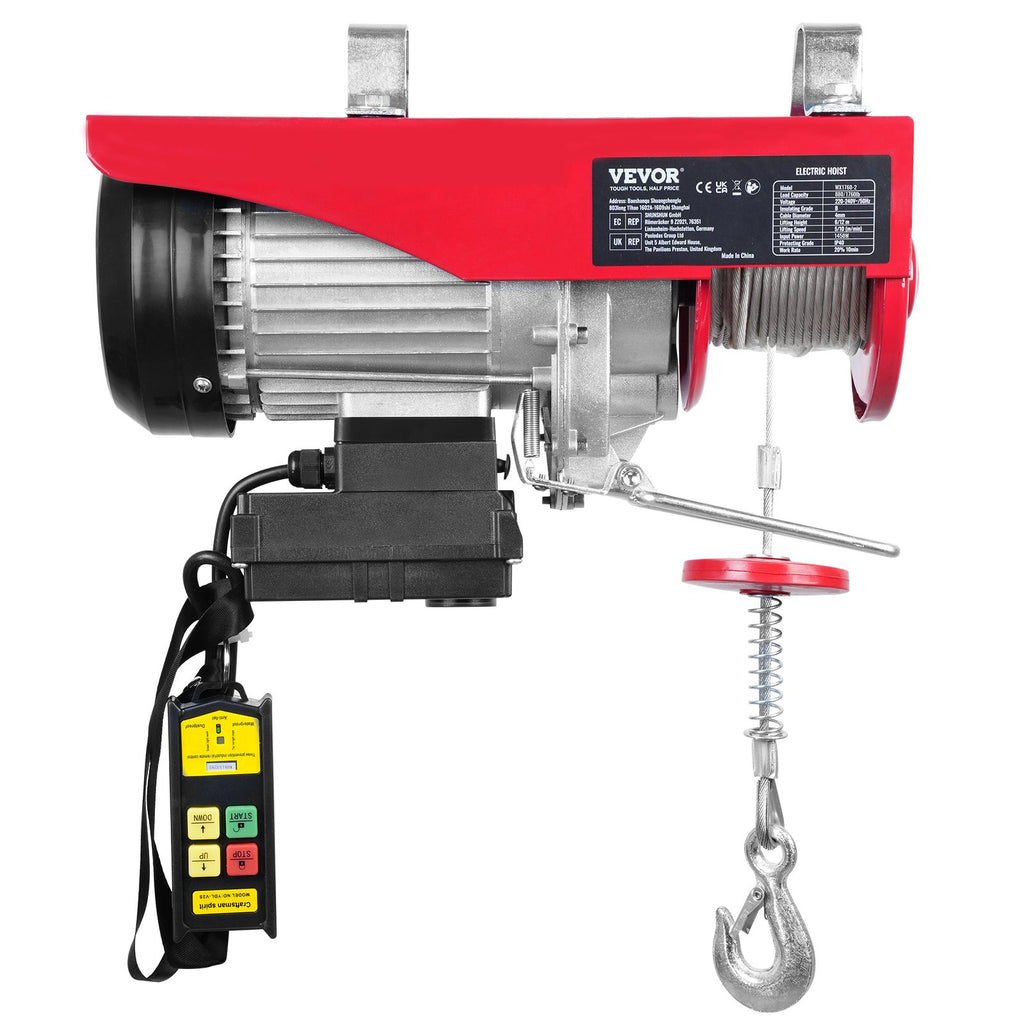 Elektrinė gervė VEVOR 800 kg, 1450W