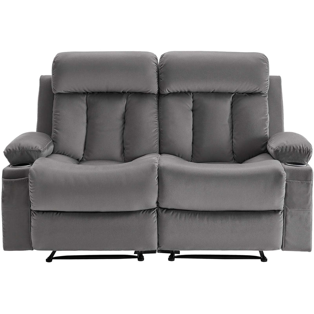 Dvivietė elektrinė masažinė sofa VEVOR A1505-2DLR, su šildymo ir masažo funkcijomis
